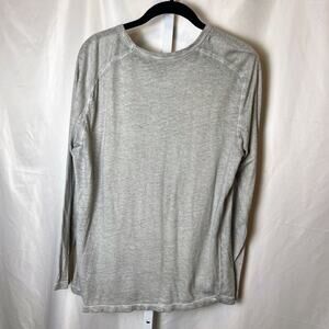 Majestic Filatures Men’s L Gray Cotton Cashmere Deluxe Teeshirt Quiet Luxury
